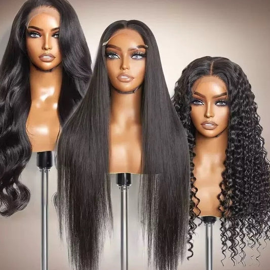 Ladies Front Lace Synthetic Wigs