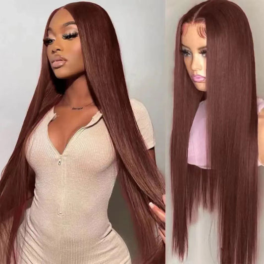 Front Lace Mid-length Synthetic Wigs